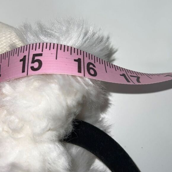 DKNY Jeans Sleeveless Faux Fur Vest w/ Belt. Off White. Size Large. - Picture 9 of 11